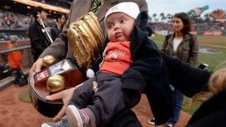 【MLB】6歳にしてスターの父と「紛うことなきスイング」　愛息の打棒が「素晴らしい」