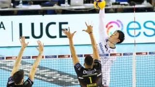 石川祐希のミラノ　ルーベ相手に金星