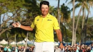 逆転V松山英樹、無邪気に喜ぶ日本人キャディーに思わぬ注目「可愛い」「嬉しそう」