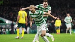 前田大然がセルティックデビューから4分でデビュー弾!　旗手＆井手口もデビューで新年白星発進に貢献《スコティッシュ・プレミアシップ》