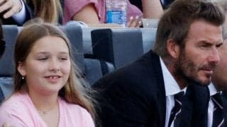 「唇はNG」ベッカムと10歳娘のキスが物議「美しい親子愛」と擁護する声も
