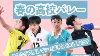 【春高バレー】あなたが応援していた選手とその理由【男子編#2】