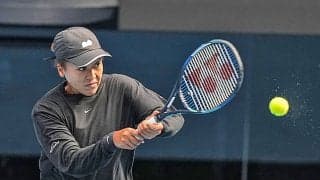 大坂なおみが約50分の練習。明日の3回戦は世界60位アニシモワと対戦 [全豪オープン]