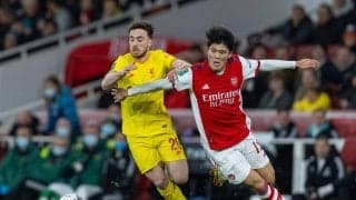 アーセナル対リバプールで「冨安健洋と南野拓実の日本代表対決」が実現！リバプールFWディオゴ・ジョッタが圧巻の2ゴール!!日本代表DFをかわして奪った｢先制弾｣と｢鮮やかループ弾｣