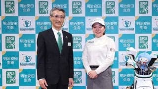 女子ゴルフ勝みなみが号泣　所属先が祖父母との映像でサプライズ「涙が止まらなくなる」