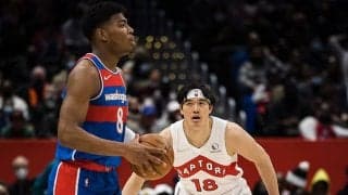 日本人対決が2季ぶりに実現！ 渡邊雄太のラプターズに軍配、八村塁は3戦連続2ケタ得点