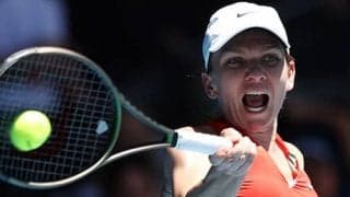 ハレプ 64分で16強決める