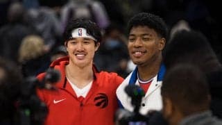 2季ぶりの日本人対決を終えて…八村塁「切磋琢磨して頑張っていきたい」