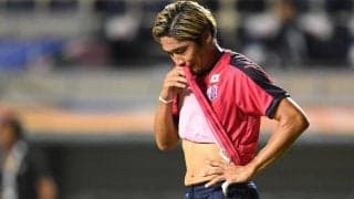 「嘉人パパ、オフサイド」厄除けに訪れた大久保嘉人、つい熱中した輪投げに「可能性感じたけど全然入らん」