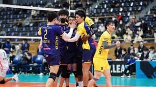 Vリーグの試合結果一覧（V1男女・1月23日）