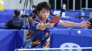 青森山田高・鳥谷部、初戦突破で2回戦進出　最年少・大野は惜敗＜全日本卓球2022ジュニア男子単1回戦②＞