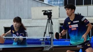 吉村/鈴木ペア、坂根/塩見ペアを下しベスト4進出＜全日本卓球2022混合複準々決勝＞
