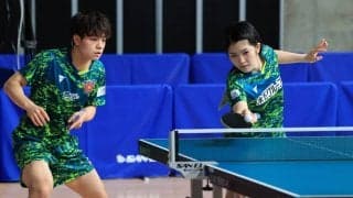 宇田幸矢「安心してプレーできる」木原美悠とのペアで4強入り＜卓球全日本2022混合複＞