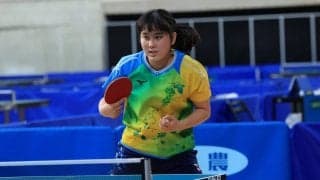 止まらない快進撃　平野亜子、ベスト16入りで次戦は張本美和に挑む＜全日本卓球2022ジュニア女子単4回戦＞