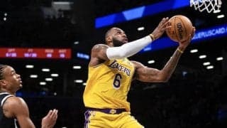 レブロンの活躍でレイカーズが白星…ウィザーズは大逆転負けを喫する／NBA
