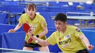 張本・早田の世界卓球銀ペア 4強進出 準決勝は世界ジュニア金の宇田・木原と対戦【全日本卓球】