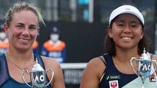 上地結衣 車いす女子複で準V