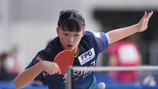 張本美和 19年高校女王に敗れる シニアは初戦敗退【全日本卓球】