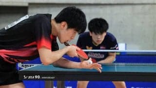 2度目の優勝狙う吉山僚一、兄弟対決制してベスト8＜全日本卓球2022ジュニア男子単5回戦＞