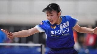 世界ユース4冠の13歳・張本美和 高校生にストレート勝ち！4回戦進出【全日本卓球】