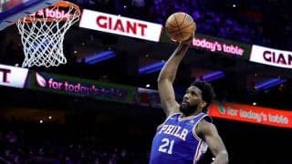 コート上で猛威を振るうジョエル・エンビードがシャック、ADと並ぶ快記録に到達