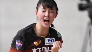 13歳・張本美和 19年世界カデット王者・赤江を下し4強進出！【全日本卓球】