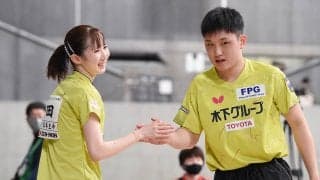 張本・早田、宇田・木原ら 強豪ペアが順当に4回戦へ【全日本卓球】