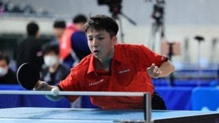 昨年準優勝の鈴木颯、堂々のベスト4入り　準決勝の相手は2020年王者・吉山＜全日本卓球2022ジュニア男子単準々決勝＞