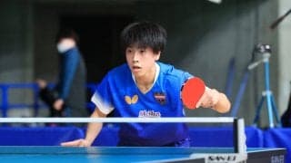 篠塚大登、64強入り　4回戦では“天才左腕”対決が実現＜全日本卓球2022男子単3回戦②＞