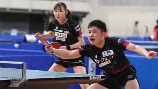 混合ダブルス準決勝 張本・早田が世界ジュニア金ペアと対決 決勝戦は張本きょうだい対決の可能性も【全日本卓球】