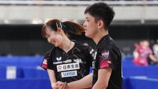 張本・早田の世界卓球銀メダルペア フルゲームの激闘を制し8強入り！【全日本卓球】