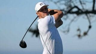 パー4なのに豪快1オン　かっ飛ばしたデシャンボーに米衝撃「ロケット」「音が凄いね」