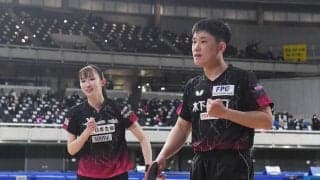 張本・早田が混合ダブルス決勝進出！初優勝に王手【全日本卓球】