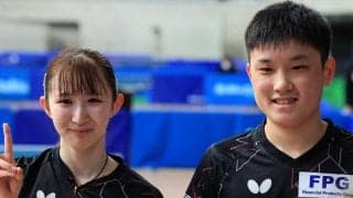 張本/早田ペアが初王者に　張本は全種目制覇達成＜全日本卓球2022混合複＞