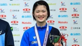 木原美悠が初V　ジュニア女子シングルスランキング一覧＜全日本卓球2022＞