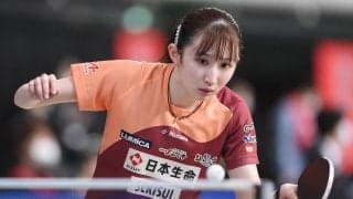 アジア選手権3冠の早田ひなが初戦突破！王座奪還に向けて5回戦進出【全日本卓球】