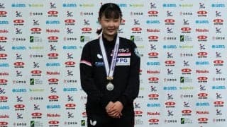 2種目メダル獲得の張本美和、目標は「自分が有利に進められるように」＜全日本卓球2022＞