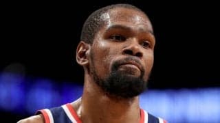 左ひざ負傷のケビン・デュラント、3年連続でオールスターゲームを欠場か