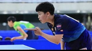 松島輝空、悔しいジュニア準優勝「来年は絶対優勝するしかない」＜全日本卓球2022＞