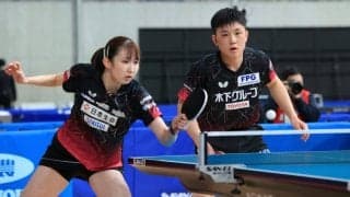 張本・早田組が混合複で優勝　5日目は白熱のランク決定戦＜全日本卓球2022・4日目＞