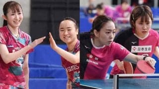 女子ダブルス 伊藤・早田、石川・平野がともに8強進出【全日本卓球】