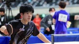 ジュニア王者・吉山僚一、前回王者の及川瑞基下しランク入り＜全日本卓球2022＞