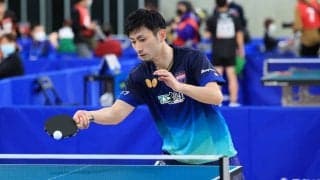 全日本社会人王者・上田仁、40歳・小西海偉を退け2019年以来のランク入り＜全日本卓球2022男子単5回戦＞