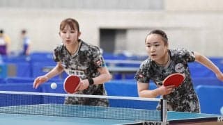 みまひながストレートの完勝！4強進出【全日本卓球】