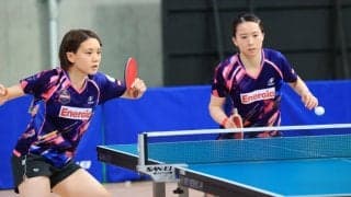 中国電力・宋/成本ペア、第2シードの芝田/大藤ペア下しベスト4＜全日本卓球2022女子複準々決勝＞