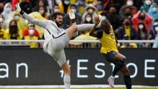 ブラジル代表GKアリソン、1試合でレッドカードが2度も取り消しに！