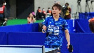 丹羽孝希、8強入り　大島祐哉との打撃戦制す＜全日本卓球2022＞
