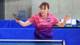 加藤美優、邱健新コーチの指導で「1~2ヶ月でレベルアップした」＜全日本卓球2022＞