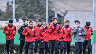 森保ジャパン、サウジ戦に向け真剣ミニゲーム！「ビブス組vsビブスなし組」で見せた激戦の内容