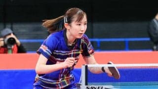 早田ひな、4年連続ベスト4進出　日本トップレベルの左腕対決制す＜全日本卓球2022＞